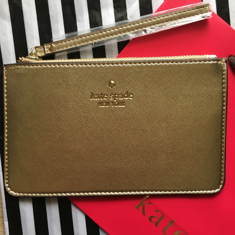 Kate Spade Golden Dreams Wristlet